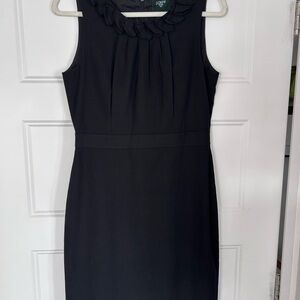 J. Crew Elegant Black Midi Dress